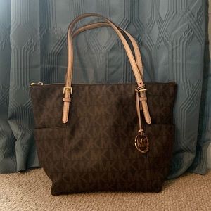 Michael Kors Brown Shoulder Purse Medium